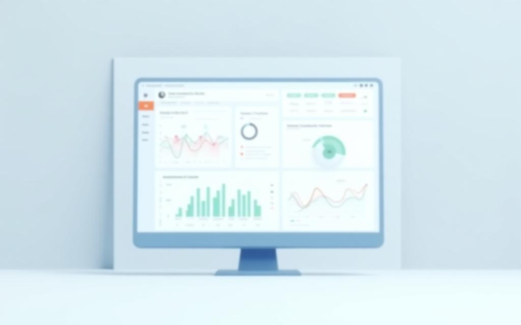 Tableau de bord logiciel hôtelier